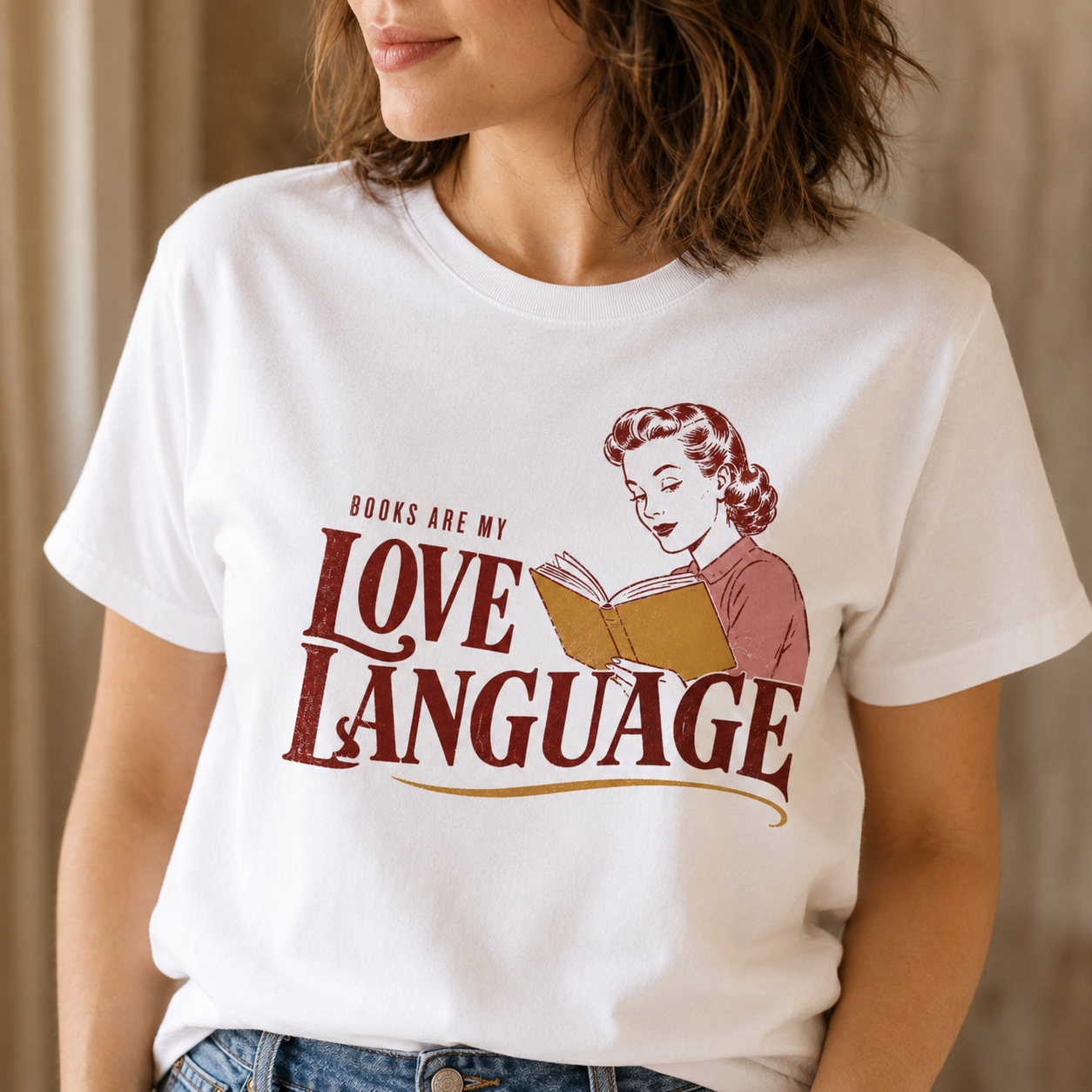 Camiseta Books Are My Love Language